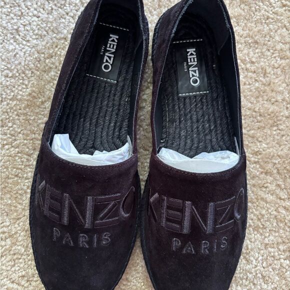 Kenzo Paris Black Suede Espadrilles with Box & Paperwork Size 43 EU - Picture 5 of 9